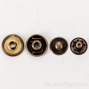 4 pcs Metal Press Snap Button